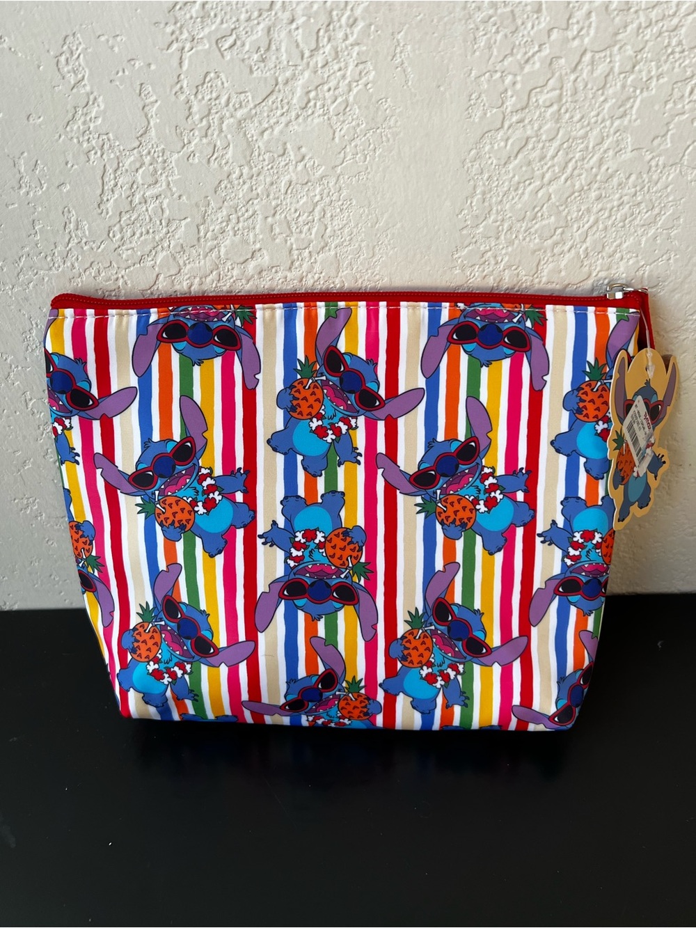 Disney Lilo & Stitch Summer Tropical Pouch Cosmetic Makeup Bag NWT